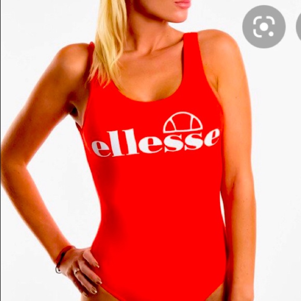 Ellesse Santorini Red Body Suit / Swim Suit